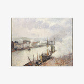 Steamboats in the Port of Rouen by Camille Pissarro - thumbnail_0_nf_67322a5612f9211d49d3d838